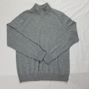 J Crew 1/2 Zip Merino Wool Sweater